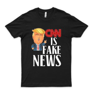 Bemomo Donald Trump CNN is Fake News Funny Fake News T-Shirt Adult Shirt Team T-Shirts New Style Shirt Funny T-Shirt Unique T-Shirts The Best