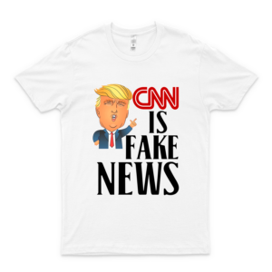 Bemomo Donald Trump CNN is Fake News Funny Fake News T-Shirt Adult Shirt Team T-Shirts New Style Shirt Funny T-Shirt Unique T-Shirts The Best T-Shirt T-Shirt