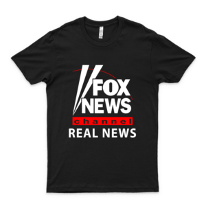 Bemomo Trump Fake New Shirt Fox News Channel Real News T-Shirt-white