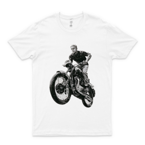 Biker Sport Tee The Great Escape - Steve Mcqueen Classic Cool T-Shirt For Men Women