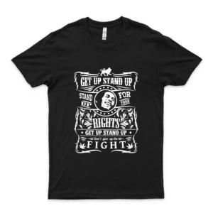 Bob M-A-R-L-Ey Stand Up For Your Rights Get Up Shirt Logo Cheap Tee Logo Old Fashioned Cools Shirt