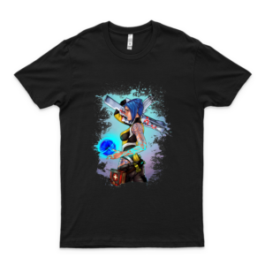 Borderlands 2 Maya The Siren Splatter Tee 14 - Vintage Mens Shirt Tshirt for Women Classic Handmade Shirt