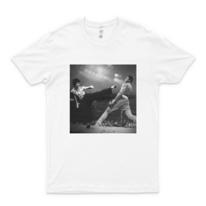 Bruce Lee Vs Ali Classic Guys Unisex Tee Basic Novelty Tees Graphics Female Old Fashioned