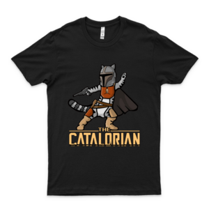 Catalorian The #Mandalorian Space Western Movie Gift Lovers Cats Funny Star Film Wars Gift Graphic Unisex T-Shirt Gift Ideas