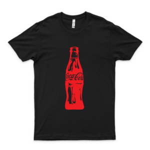 Coca Cola Glass Bottle   Tee Shirts Mens Graphic Tee Shirts for Women Casual Best Trending T Shirts Food Brand Shirt Food Logo Shirt Drinking T Shirt Soft Drink Tee
