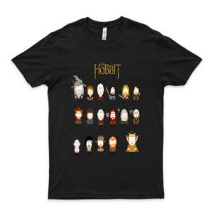 Cool South Park Hobbit Characters Potter Vintage Gandalf Bilbo Gollum T-Shirt Cute Shirt For Women Graphic Mens Funny Tee cut