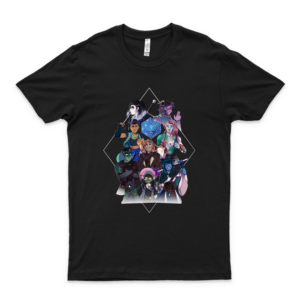 Critical Role The Mighty Nein Classic Tshirt Women Graphic Tee Shirts- Summer Shirts For Men- Casual Tees Girls- Soft Men
