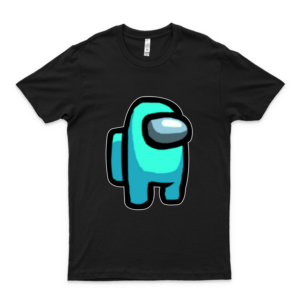 Cyan Crewmate - Among Us Video Game Short-Sleeve Unisex