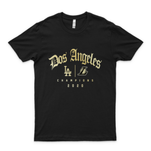 D-O-D-G-E-R-S L-A-K-E-R-S W-I-N-C-R-A-F-T 2020 Dual Champions City Of Championship T-Shirt Love T-Shirt