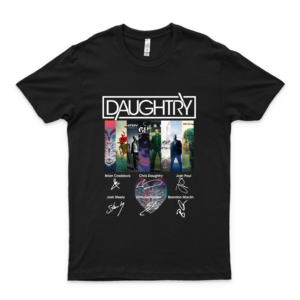 Daughtry Album Signature Unisex Tee, Hoodie, Sweatshirt Logo Cheap Tee Logo Love Shirt Unique T-Shirts Print On Demand Love Shirt