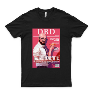 Dead by Daylight Magazine Cover - Dwight Fairfield 51 Trendy Graphic Unisex Shirt - Cute Fashionable T Shirt