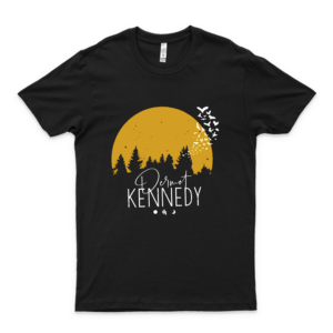 Der-Mot Ke-Nnedy Sun &Amp; Trees Birds Sil-Houette Tee T-Shirt Best Women- 90S Tees- Retro Funny T-Shirt