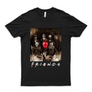 FRÍÉNDS Horror Horror Halloween Nightmare #Freddy #Michael Myers #Jason #Clown T Shirt Gift Tee For Men Women Gift Ideas