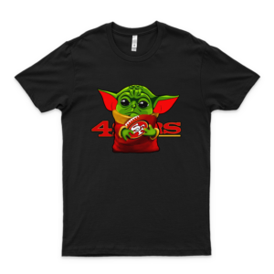 For Baby Yoda And 49ers Staar Waars Shirts - Staar Waars Birthday Shirt