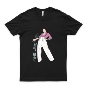 For Harry Style Funny Cartoon Image Fine Line  Music Band T Shirt- Metal Music Band Shirts For Men- Singer Shirt For Women