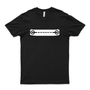 Ford Bronco 2021 Grille Silhouette Classic T-Shirt Best Women- 90S Tees- Retro Funny T-Ford Bronco Shirt-white