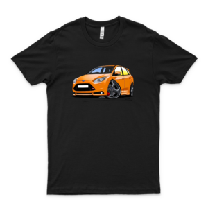 Ford Focus St Orange   Unisex Shirt Men's Shirt Best Vintage Tee For Women Kids Youth  Car Brand Shirts Car Shirts For Men Vintage Car Lover Shirts For Men