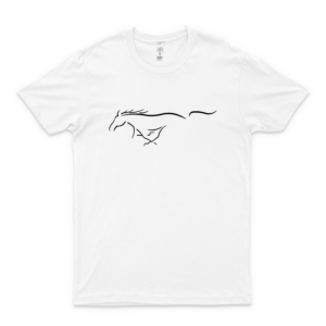 Ford Mustang Emblem-stencil, White - Vintage Men's Shirt Tshirt For Women Classic Customize Shirt Retro Graphic-black