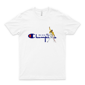 Fréddíé Mércúrý Queen We Are The Champions T Shirt, Sweater, Tank Top, Long Sleeve, Sweatshirt, Hoodie For Everyone