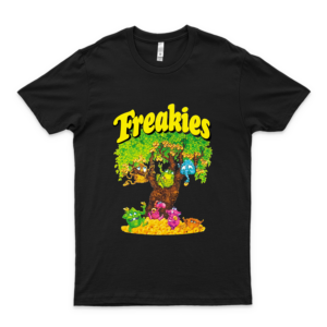 Freakies Cereal Art Ilustración Camiseta Logo Barato Tee Logo Para