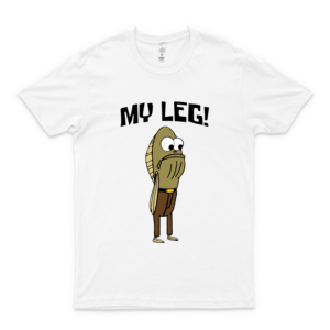 Fred The Fish- My Leg - Spongebob 23 Simple Vintage Graphic Shirt Unisex Shirt - Customize Shirt