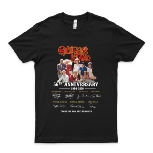 Gilligan s island 56th anniversary 19642020 thank you for the memories t shirt gift tee for men women love shirt