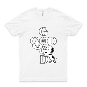 God Is Good All The Time Snóópý Shirt Classic Guys Unisex Tee Logo Tee Logo Funny T Shirt Cools