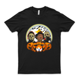 H-O-R-R-O-R Movie Characters P-I-T-T-S-B-U-R-G-H Steelers Pumpkin T Shirt, Hoodie, Sweatshirt