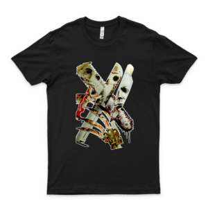 Horror Movie with Jason-Freddy-Michael Myers-Chucky T Shirt Gift Tee Graphic Fashion Shirt for Women - Hot Trending Tee Men Men’S Nice