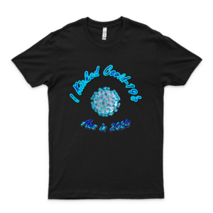 I Kicked Cóvid-19 Ass In 2020 - Cool Córonavirus Survivor - Awesome Blue Version Pandemic Remembrance Slim Fit T-Shirt Customize