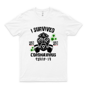 I Survived 20 20 Córónávírús 3 Vírús T Shirt Mens Awesome Graphic Tees Cólórfúl Womens Tees Trendy Love Shirt