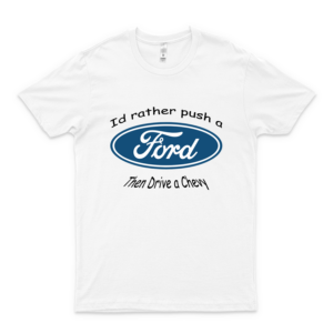 Id Rather Push A Ford Graphic T-Shirt Summer Fashion Ford Bronco Shirt Girl Trendy Ford Bronco Shirt