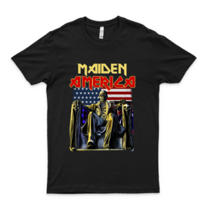 Iron Maiden America Legacy Of The Beast Usa Tour T-Shirt For Men And Women Logo Cheap Tee Logo Love Shirt Cools Shirt Birthday Gift T-Shirt Customize Gift Ideas