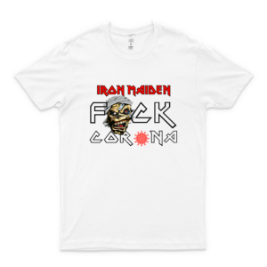 Iron Maiden F.Ck The Córóná Virus Skull Logo Shirt For Man For Women Shirt-black