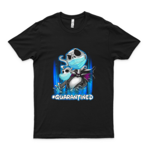 Jáck Skéllíngtón Quarantined Córónávírús Shirt Fashion Graphic Shirt For Women