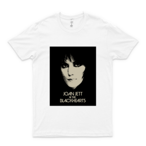 Joan Jett Y Los Blackhearts 22 - T-Shirt for Boys Women Vintage Classic Tee Trending Unisex Shirt  white