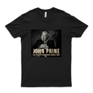 John Prine Tour 2019 Concert Album Shirt Black Basic Novelty Tees Graphics Female Cotton Printed Awesome The Best T-Shirt Customize T-Shirt