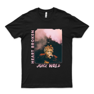 Juice WRLD Heart Broken Stylish T-Shirt Basic Novelty Tees Graphics Female Cotton Printed Teens Awesome