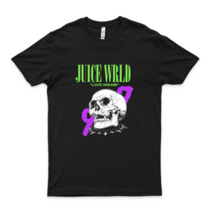 Juice Wrld Lucid Dreams 999 Skull Classic T-Shirt Cute T Shirts For Women Graphic Mens Funny Graphic T Shirts Tee For Boys Funny-black