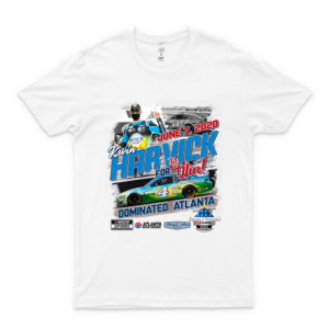 Kévín Harvick 2020 Atlanta Race Win T Shirt Gray For Man For Women Handmade T Shirt For Boys Print On Demand