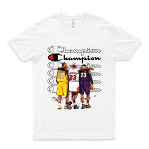 Ko-Be B-Ry-Ant Mi-Chael Jo-R-Dan Le-Bron Ja-Mes Signatures Thanks For All Beautiful Memories Hoodie white