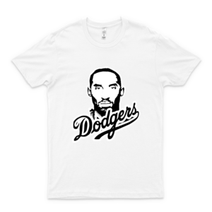Kobe Dódgérs T Shirt For Unisex Logo Cheap Tee Logo Funny T Shirt Cools Shirt-white