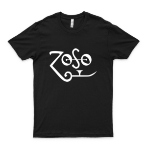 Led Zéppélín Iv Logo Led Zéppélín Iii Symbol Transparent Background Zoso Clipart Tshirt-white
