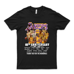 Los Angeles L-A-K-E-R-S 60Th Anniversary 1960 2020 Thank You For The Memories Signatures T Shirt Tank Tops Hoodie Sweats