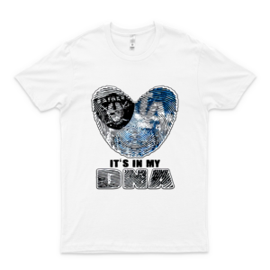 Los Angeles R-A-I-D-E-R-S And Los Angeles D-O-D-G-E-R-S H-E-A-R-T-S I-T&Rsquo;S In My Dna Unisex T-Shirt
