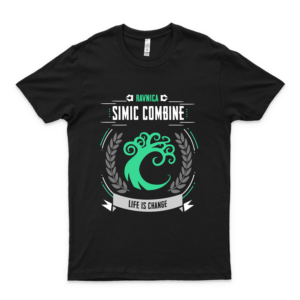 MTG- Simic Combine - Camisetas para hombre con gráfico vintage