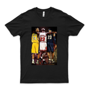Magic Custom Black Tee Shirt Kobe Jordan LÉBRÓN Shirt for Man for Women Handmade T Shirt Cools Shirt Birthday Gift T Shirt Gift Ideas