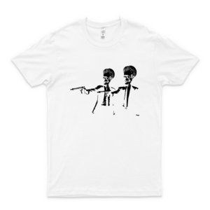 Mars Attacks Pulp Fiction T Shirt for All,Full Size Graphic Tee Shirt for Men - Women Vintage Trending Retro Style Gift Ideas WHITE