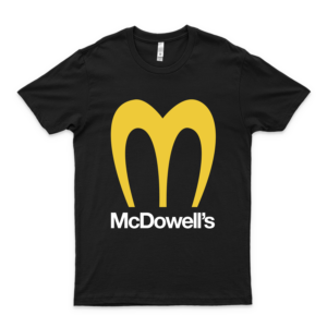 Mcdowells Slim Fit T-Shirt Graphic Trending Unisex Youth Shirt Funny Cools Shirt Casual Cute Simple