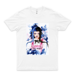 Melanie Martinez Cry Baby Print Short Sleeve T-Shirt Latest Round Neck Sports Casual Unisex T-Shirt